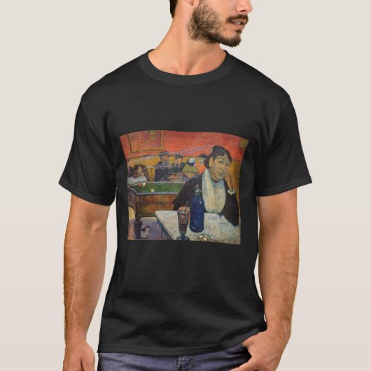 ポール・ゴーギャン - アルルの夜のカフェ Tシャツ (正面)