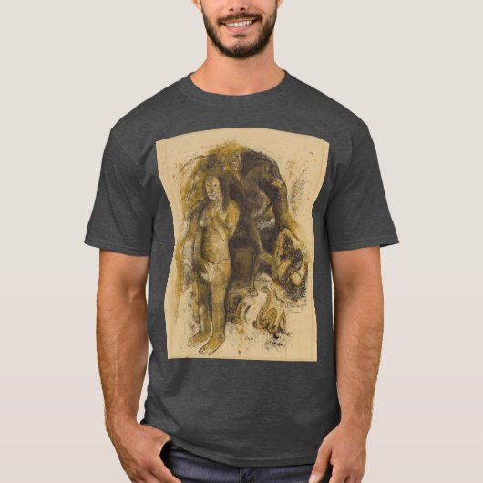 ポール・ゴーギャン - エーヴ(悪夢) Tシャツ (正面)
