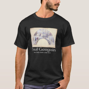 ポール・ゴーギャン スノーアート グラフィック ガーデンデザイン ファン Tシャツ
