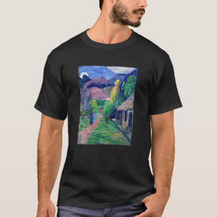 ポール・ゴーギャン - タヒチの通り Tシャツ