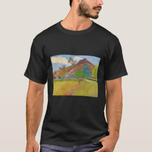 ポール・ゴーギャン - タヒチの風景 Tシャツ