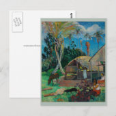 ポール・ゴーギャン・ブラック・ピッグ ポストカード (正面/裏面)