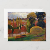 ポール・ゴーギャン – ブルターニュの農場 ポストカード (正面/裏面)