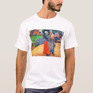 ポール・ゴーギャン - ブルターニュの農婦 Tシャツ