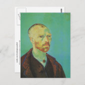 ポール・ゴーギャン・ヴァン・ゴッホファインアートの自画像 ポストカード (正面/裏面)