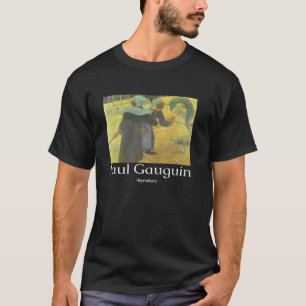 ポール・ゴーギャン 干し草作りの人々 アート グラフィック ヴィンテージ Tシャツ