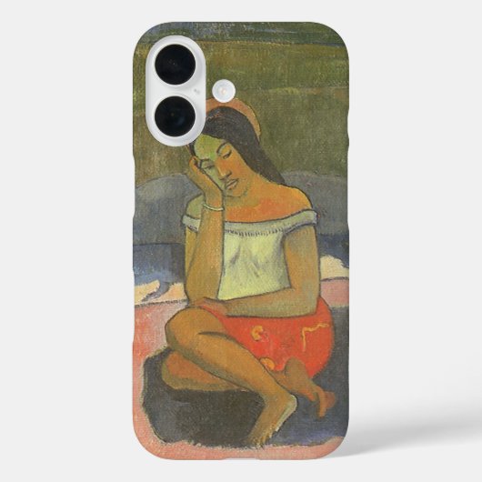 ポール・ゴーギャン「心地よい眠気」ヴィンテージ アート Case-Mate iPhoneケース (裏面)