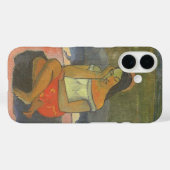 ポール・ゴーギャン「心地よい眠気」ヴィンテージ アート Case-Mate iPhoneケース (裏面 (横))