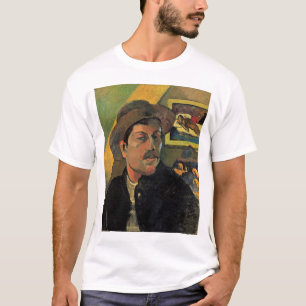 ポール・ゴーギャン(最も最高のな質)著自画像 Tシャツ