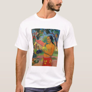 ポール・ゴーギャン - 果物を持つ女性 Tシャツ