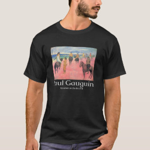 ポール・ゴーギャン 海岸の騎手II アート ヴィンテージ Tシャツ