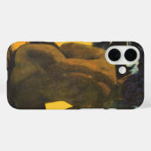 ポール・ゴーギャン「海辺の女」ヴィンテージ ファインアート Case-Mate iPhoneケース (裏面 (横))