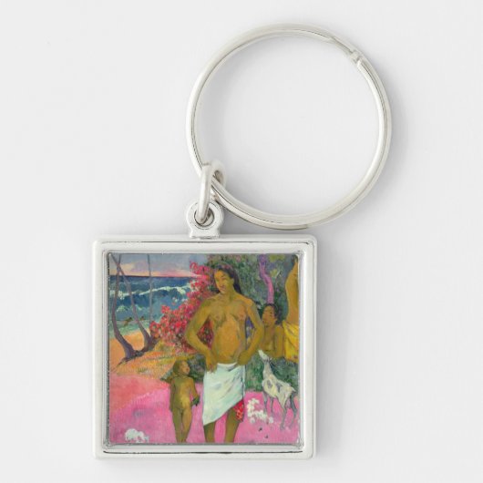 ポール・ゴーギャン|海1902年による歩行 キーホルダー (正面)