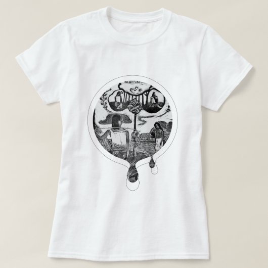 ポール・ゴーギャン – 聞こえてるよ。タヒチTシャツ Tシャツ (デザイン正面)