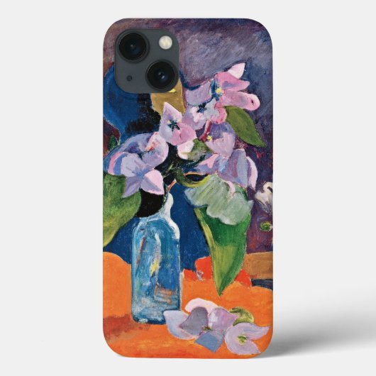 ポール・ゴーギャン-花および偶像が付いている静物画 Case-Mate iPhoneケース (裏面)