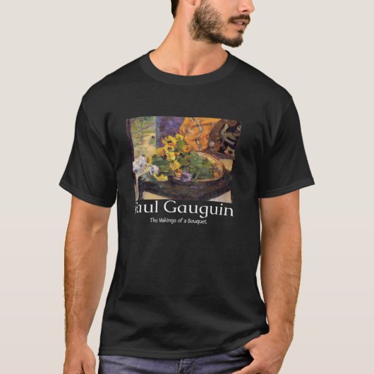 ポール・ゴーギャン 花束を作る芸術 Tシャツ (正面)