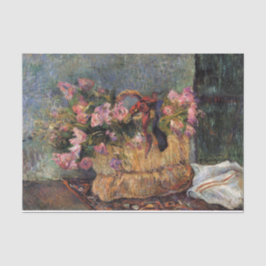 ポール・ゴーギャン「花籠」絵画 薄葉紙