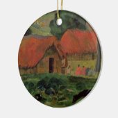 ポール・ゴーギャン| 3つの小屋、タヒチ1891-92年(oi セラミックオーナメント (左)