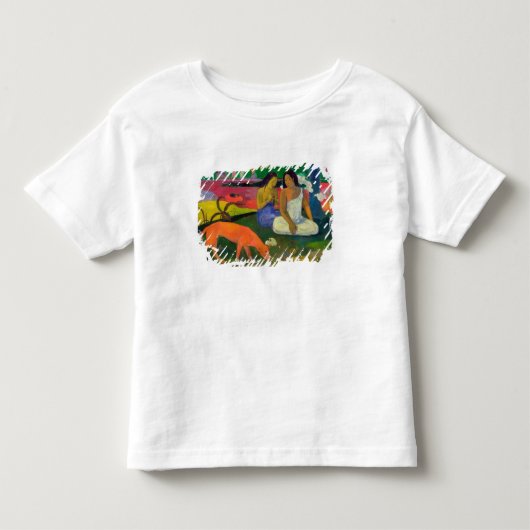 ポール・ゴーギャン| Arearea (赤い犬)、1892年 トドラーTシャツ (正面)