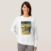 ポール・ゴーギャン| BonjourのGauguin 1889年氏 Tシャツ (正面フル)