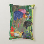 ポール・ゴーギャン| Les Parau Parau (Gossipers) アクセントクッション (裏面(縦))