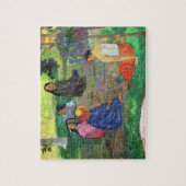 ポール・ゴーギャン| Les Parau Parau (Gossipers) ジグソーパズル (縦)