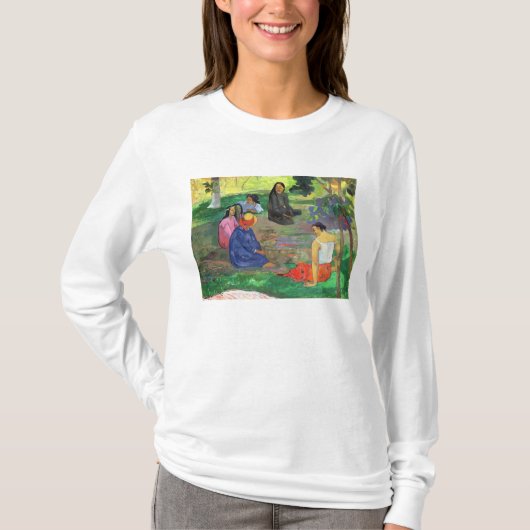 ポール・ゴーギャン| Les Parau Parau (Gossipers) Tシャツ (正面)