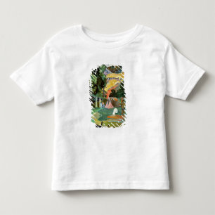 ポール・ゴーギャン Matamoeまたは、孔雀との景色 トドラーTシャツ