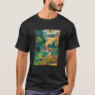 ポール・ゴーギャン - Matamoe (孔雀のある風景) Tシャツ