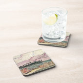 ポール・ゴーギャン| Tahitianの景色(w/c紙で) コースター (右側)