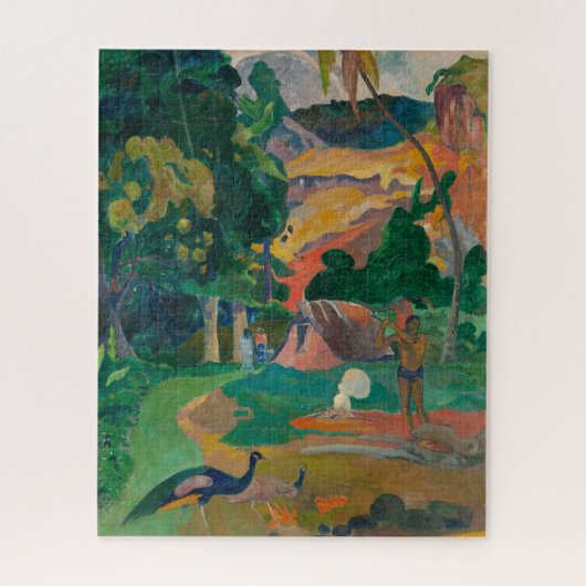 ポール・ゴーギンタヒチアン絵画マタモエ ジグソーパズル (縦)