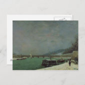 ポール・ゴーギン |ウィント・ディエナのセーヌ川 ポストカード (正面/裏面)