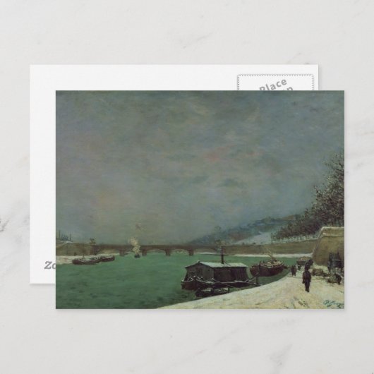 ポール・ゴーギン |ウィント・ディエナのセーヌ川 ポストカード (正面/裏面)