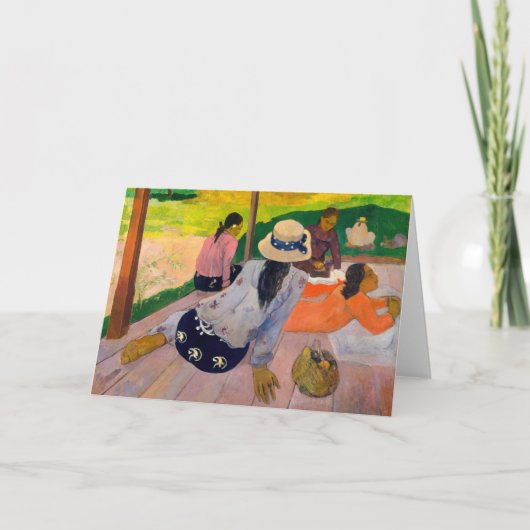 ポール・ゴーギン – ザシエスタ カード (正面)