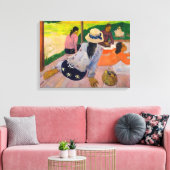 ポール・ゴーギン – ザシエスタ キャンバスプリント (インサイチュ (リビング))