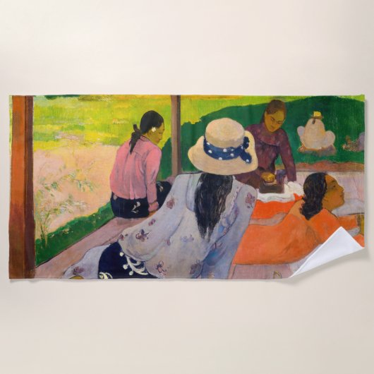 ポール・ゴーギン – ザシエスタ ビーチタオル (正面)