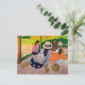 ポール・ゴーギン – ザシエスタ ポストカード (スタンド正面)