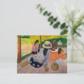 ポール・ゴーギン – ザシエスタ ポストカード (スタンド正面)