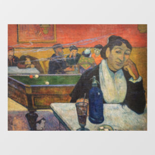 ポール・ゴーギン – ザ・ナイトカフェ，アルズ ウィンドウサイン