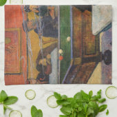 ポール・ゴーギン – ザ・ナイトカフェ,アルズ キッチンタオル (折り畳み)