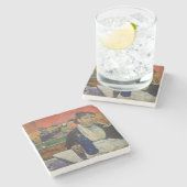 ポール・ゴーギン – ザ・ナイトカフェ，アルズ ストーンコースター (横)