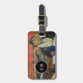 ポール・ゴーギン – ザ・ナイトカフェ，アルズ ラゲッジタグ (正面縦)