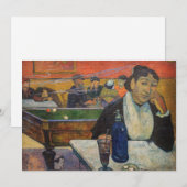 ポール・ゴーギン – ザ・ナイトカフェ，アルズ 招待状 (正面/裏面)