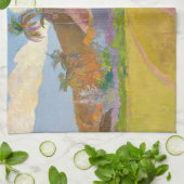 ポール・ゴーギン – タヒチアンランドスケープ キッチンタオル (折り畳み)