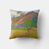 ポール・ゴーギン – タヒチアンランドスケープ クッション (裏面)