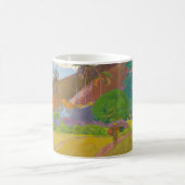 ポール・ゴーギン – タヒチアンランドスケープ コーヒーマグカップ (中央)