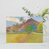 ポール・ゴーギン – タヒチアンランドスケープ サンキューカード (スタンド正面)