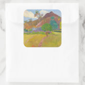 ポール・ゴーギン – タヒチアンランドスケープ スクエアシール (バッグ)