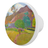 ポール・ゴーギン – タヒチアンランドスケープ セラミックノブ (右)