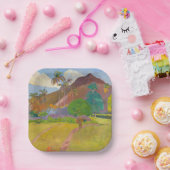 ポール・ゴーギン – タヒチアンランドスケープ ペーパープレート (パーティー)